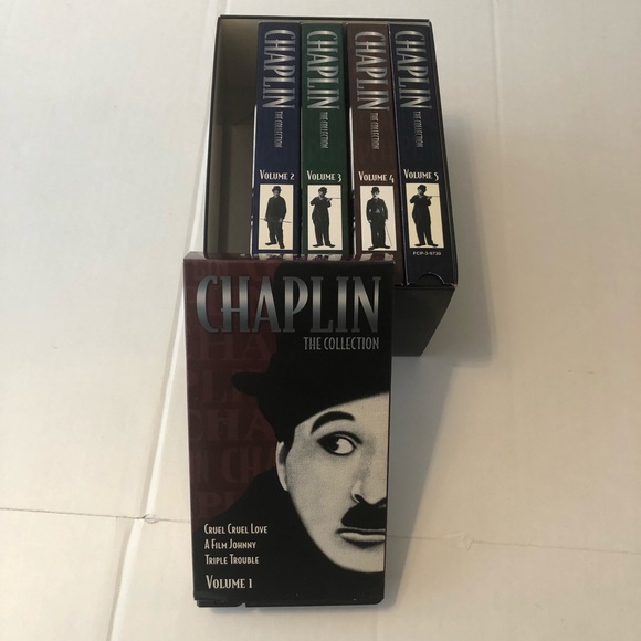 CHAPLIN The Collection Box Set 5 VHS Tapes - Picture 6 of 6
